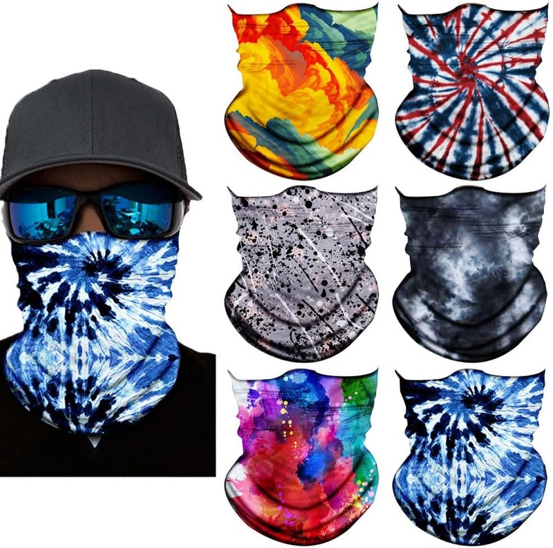 SIDAZON Neck Gaiter Mask,Bandana Gator Face Cover Mask Sun UV Protection,Neck Warmer Balaclava,Tube Face Scarf,Headband for Outdoor - Image 1